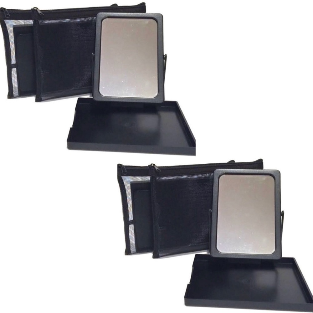 2 NEW Mary Kay Mirrors with Mesh Bag